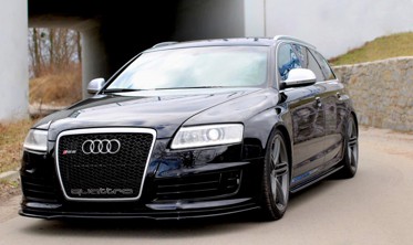 Тюнинговые диффузоры под пороги Audi RS6 C6  фото