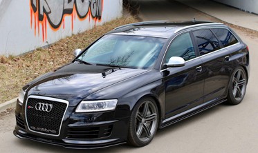 Тюнинговые диффузоры под пороги Audi RS6 C6  фото