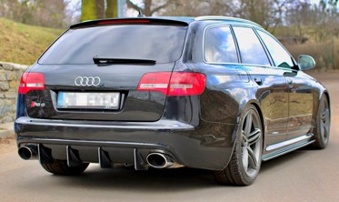 Тюнинговые диффузоры под пороги Audi RS6 C6  фото