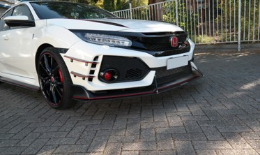 Racing дифузор переднього бампера Honda Civic X Type R версія фото