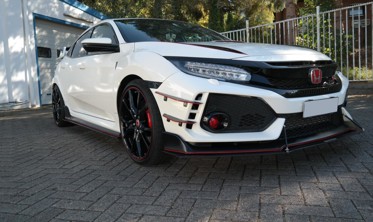 Racing дифузор переднього бампера Honda Civic X Type R версія фото
