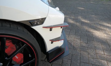 Бічні накладки переднього бампера Honda Civic X Type R фото