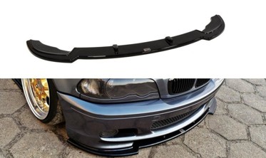 Тюнінговий дифузор переднього бампера BMW 3 E46 купе M-pack фото