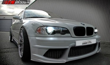 Тюнинговый передний бампер BMW E46 sedan стиль GENERATION V  фото