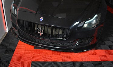 Диффузор тюнинговый под передний бампер Maserati Quattroporte MK6 дорестайл фото