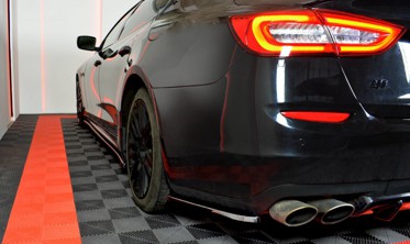 Боковые накладки на пороги Maserati Quattroporte MK6 дорестайл фото