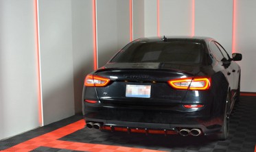 Центральна накладка заднього бампера Maserati Quattroporte MK6 фото