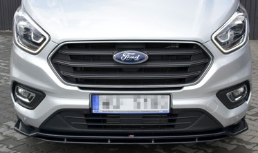 Тюнинг накладка под передний бампер Ford Transit Custom MK1 рестайл фото