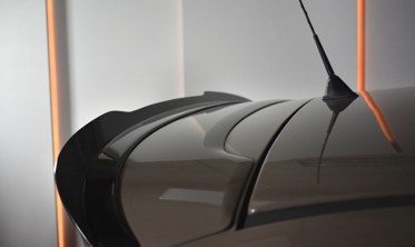 Накладка на спойлер багажника Fiat 500 Hatchback Sport дорестайл фото