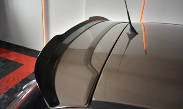 Накладка на спойлер багажника Fiat 500 Hatchback Sport дорестайл фото