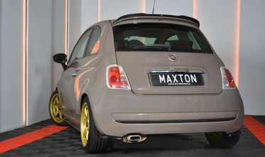 Накладка на спойлер багажника Fiat 500 Hatchback Sport дорестайл фото