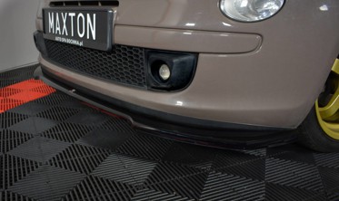 Накладка переднего бампера Fiat 500 Hatchback дорестайл вар. 2 фото