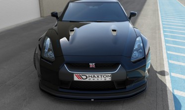 Накладка на передний бампер Nissan GT-R Coupe серия R35 вер. 2 фото