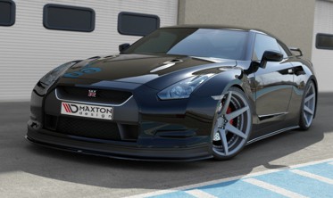 Накладка на передний бампер Nissan GT-R Coupe серия R35 вер. 2 фото