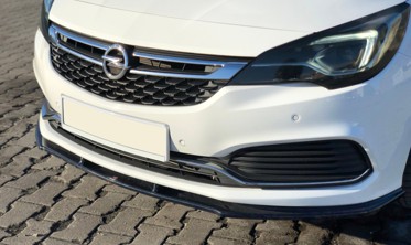 Диффузор переднего бампера Opel Astra K версия OPC-Line вер.1 фото