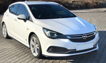 Дифузор переднього бампера Opel Astra K версія OPC-Line вер.1 фото