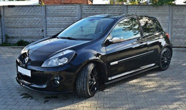 Боковые накладки на пороги Renault Clio MK3 версия RS фото