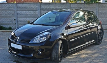Дифузор переднього бампера Renault Clio 3 версія RS фото