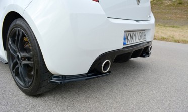 Бічні накладки заднього бампера Renault Clio 3 версія RS рестайл фото
