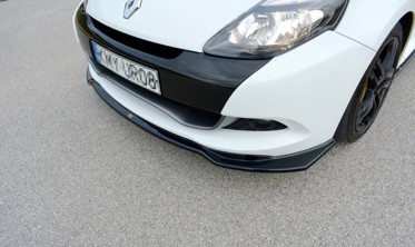 Дифузор переднього бампера Renault Clio 3 версія RS рестайл фото