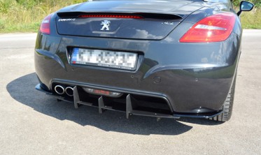 Центральный диффузор заднего бампера Peugeot RCZ фото