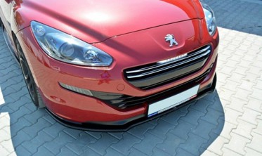 Накладка переднего бампера Peugeot RCZ рестайл фото