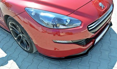 Накладка переднего бампера Peugeot RCZ рестайл фото