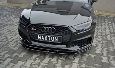 Диффузор переднего бампера Audi RS3 8V Sportback рестайл вер.1 фото