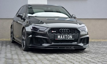 Диффузор переднего бампера Audi RS3 8V Sportback рестайл вер.1 фото