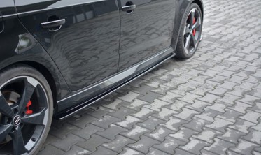 Бічні дифузори порогів Audi RS3 8V Sportback рестайл фото