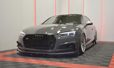 Тюнинговый диффузор переднего бампера Audi S5 / A5 S-Line F5 фото