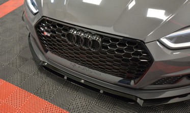 Тюнинговый диффузор переднего бампера Audi S5 / A5 S-Line F5 фото