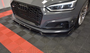 Тюнинговый диффузор переднего бампера Audi S5 / A5 S-Line F5 фото