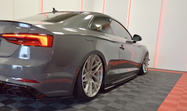 Бічні дифузори порогів Audi S5/A5 S-line F5 купе фото