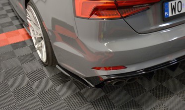 Боковые диффузоры заднего бампера Audi S5 F5 Coupe фото