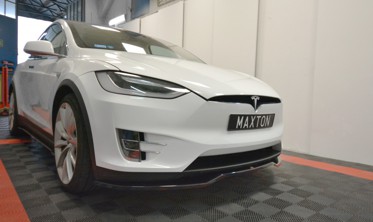 Диффузор переднего бампера Tesla Model X  фото