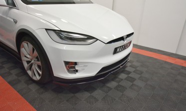 Диффузор переднего бампера Tesla Model X  фото