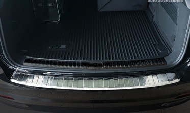 Захисна накладка заднього бампера Audi A6 C8 (Kombi) полірована фото