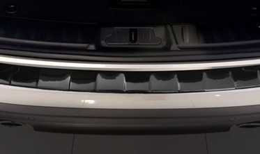 Карбоновая накладка на бортик заднего бампера Mercedes GLC  фото