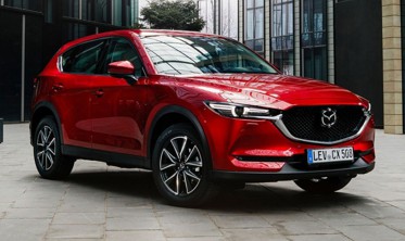 защитная накладка на бампер MAZDA CX-5 II черная фото
