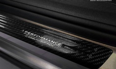защитные накладки на пороги Volkswagen Tiguan II / Volkswagen Allspace (Carbon) фото