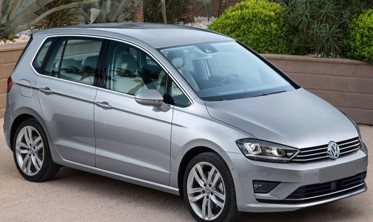 захисні накладки на пороги Volkswagen Golf Sportsvan (Carbon) фото