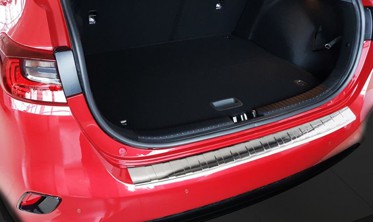 защитная накладка на бампер с загибом Kia Cee'd III сталь фото