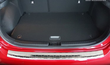 захисна накладка на бампер із загином Kia Cee&d III сталь фото