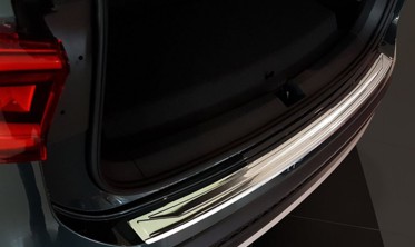 захисна накладка на бампер із загином Seat Tarraco сталь фото