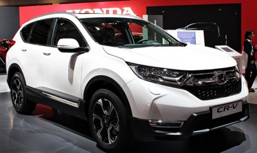защитная накладка на бампер с загибом Honda CR-V V сталь фото