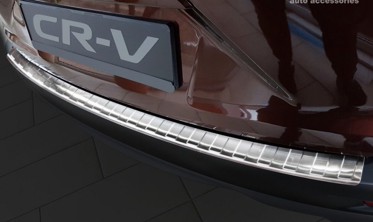защитная накладка на бампер с загибом Honda CR-V V сталь фото