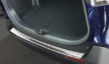 захисна накладка на бампер із загином Toyota RAV4 глянсова фото