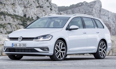 захисна накладка на задній бампер VW Golf VII Kombi чорна полірована фото
