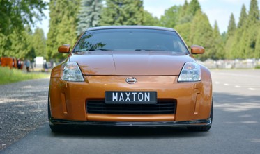Тюнинговый диффузор переднего бампера Nissan 350Z фото